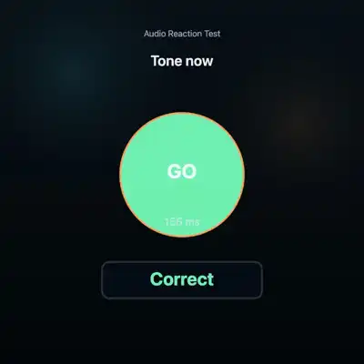 Audio Reaction Test