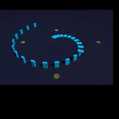 Domino Topple Game